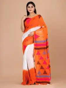 HOUSE OF ARLI Ethnic Motifs Woven Design Silk Cotton Saree