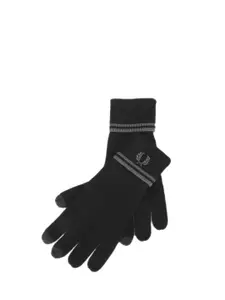 Fred Perry Men Twin-Tipped Wool Gloves