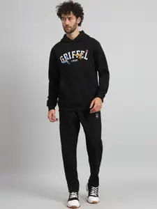 GRIFFEL Typography Printed Hooded Tracksuit