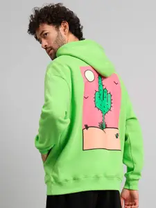 GRIFFEL Graphic Printed Hooded Sweatshirt