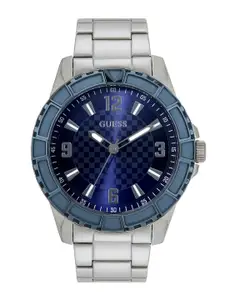 GUESS Men Water Resistance Stainless Steel Analogue Watch U1365G2M