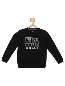 Allen Solly Junior Boys Typography Printed Round Neck Cotton Pullover Sweatshirt