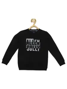 Allen Solly Junior Boys Typography Printed Round Neck Cotton Pullover Sweatshirt