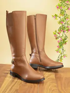 Alleviater Women Heeled High-Top Regular Boots