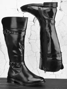 Alleviater Women Heeled High-Top Regular Boots
