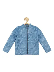 Allen Solly Junior Boys Geometric Printed Padded Jacket