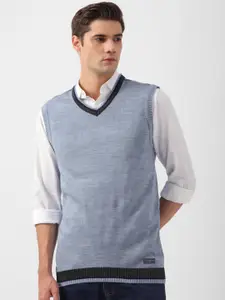 Peter England Casuals Sleeveless Acrylic Sweater Vest