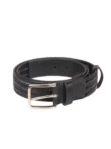 Hidesign Men Textured Leather Belt