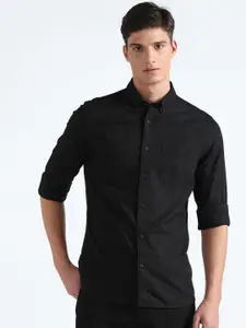 Flying Machine Slim Fit Button-Down Collar Pure Cotton Casual Shirt