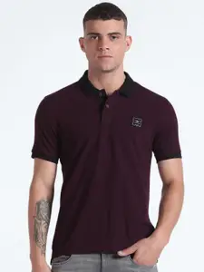 Flying Machine Polo Collar Pure Cotton T-shirt