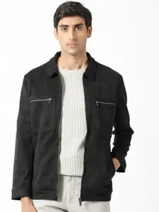 RARE RABBIT Men Bax 1 Boxy Fit Mock Collar Jacket