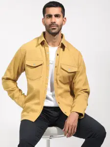 RARE RABBIT Men Cason Tailored Fit Spread Collar Jacket