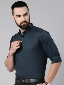 Majestic Man Men Comfort Slim Fit Opaque Pure Cotton Casual Shirt