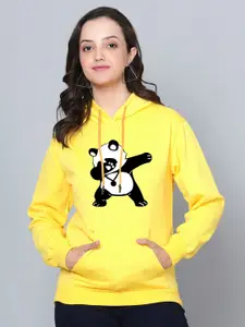 Fashion And Youth Graphic Printed Long Sleeves Hooded Fleece Sweatshirt
