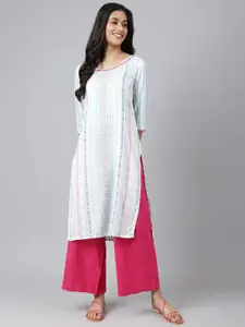 AURELIA Ethnic Motifs Woven Design Kurta