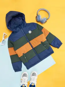 Pantaloons Junior Boys Colourblocked Bomber Jacket