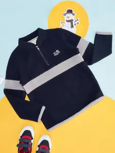 Pantaloons Junior Boys Colourblocked Pullover Sweatshirt