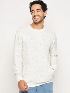 Club York Self Design Cotton Sweatshirt