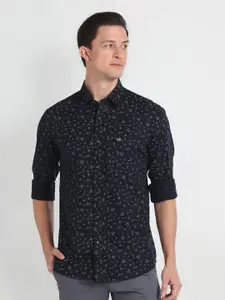 Arrow Sport Slim Fit Floral Printed Cotton Casual Shirt