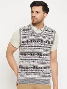 Duke Argyle Self Design Acrylic Sweater Vest