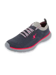 Sparx Women Textured Slip-On Running Shoes