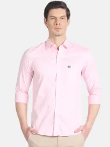 Arrow Sport Men Manhattan Slim Fit Solid Opaque Pure Cotton Casual Shirt