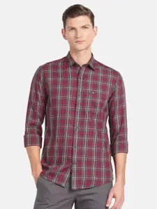 Arrow Sport Slim Fit Checked Pure Cotton Casual Shirt