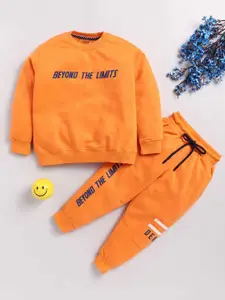 Toonyport Boys Typography Printed Cotton Tracksuits