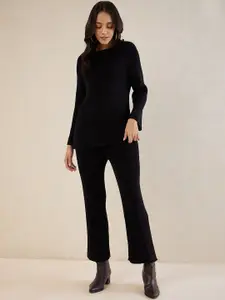 Femella Round Neck Top With Trouser