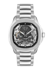 PHILIPP PLEIN Men Water Resistance Stainless Steel Analogue Automatic Watch PWRAA0223