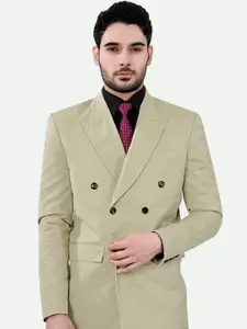 FRENCH CROWN Peaked Lapel Double Breasted Formal Blazer