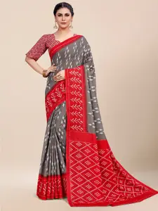 Saree mall Ethnic Motifs Printed Poly Cotton Saree