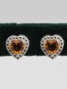 HIFLYER JEWELS Heart Shaped Studs Earrings