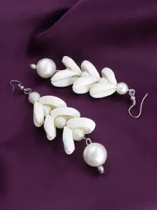 PRIVIU Silver-Plated Quirky Drop Earrings