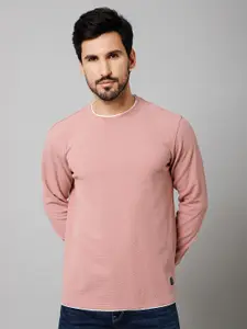 Cantabil Round Neck Long Sleeves Cotton Pullover Sweatshirt