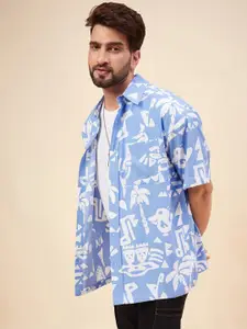 CHIMPAAANZEE Floral Opaque Printed Casual Shirt