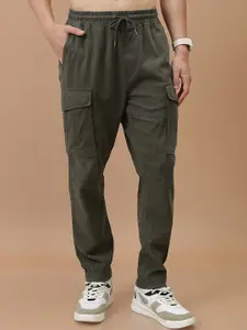 HIGHLANDER Men Mid-Rise Cargos Trousers