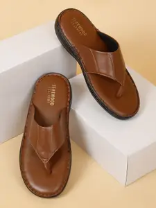 Teakwood Leathers Men Leather Comfort Sandals