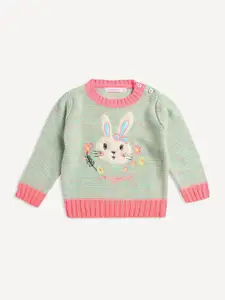 Wingsfield Girls Applique Detail Acrylic Pullover