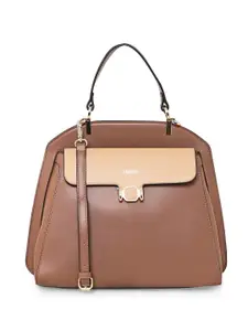 ESBEDA Colourblocked Structured Satchel Handbag