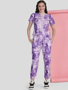 Ziva Fashion Tie & Dye T-shirt & Joggers Co-Ord Set