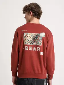 THE BEAR HOUSE Geometric Printed Pullover Sweatshirt