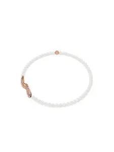 SWAROVSKI Rose Gold-Plated Artificial Stones and Beads Necklace