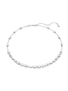 SWAROVSKI Rhodium-Plated Crystals Studded Necklace