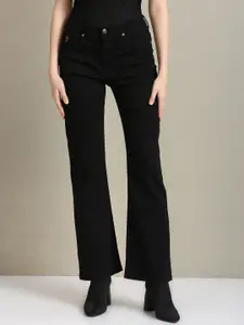 U.S. Polo Assn. Women Bootcut High-Rise Stretchable Cotton Jeans