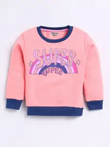 Eteenz Girls Printed Premium Cotton Sweatshirt