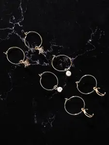 Accessorize Set of 3 Classic Hoop Earrings