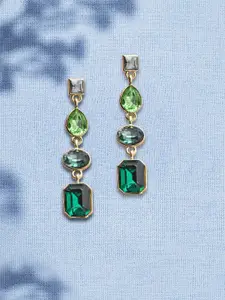 Accessorize Eclectic Gem Long Drop Earrings