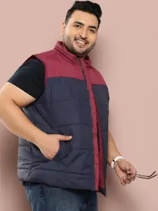 Sztori Men Colourblocked Outdoor Puffer Jacket