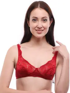 Lovable Floral Lace Full Coverage All Day Comfort Everyday Bra